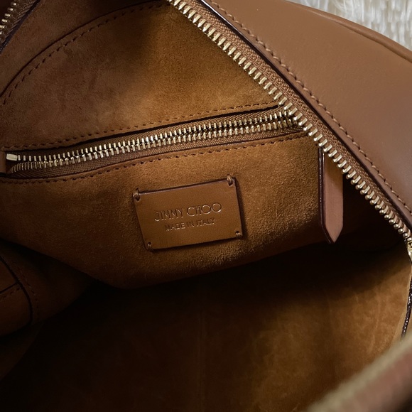 **SOLD** JIMMY CHOO Small Leather Varenne Bowling Bag - Picture 8 of 10